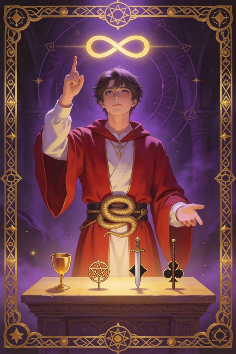 The Magician tarot card