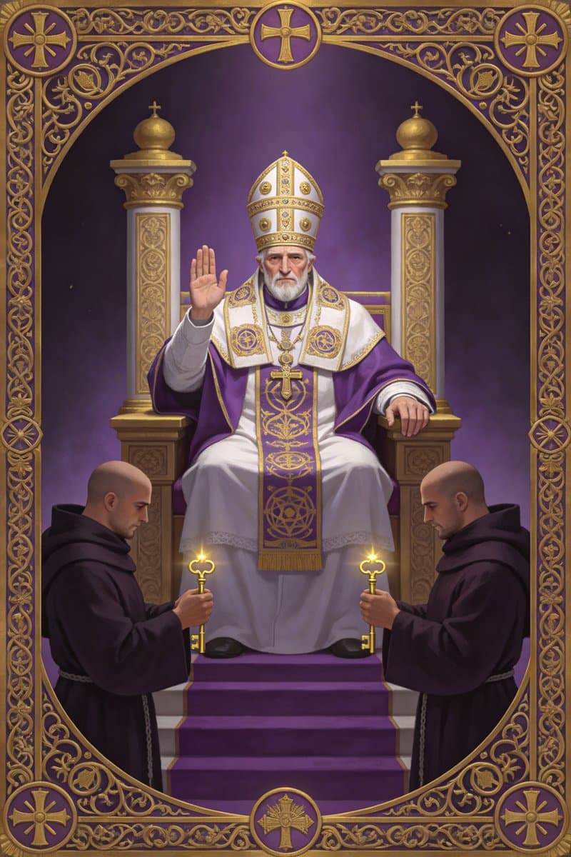 The Hierophant tarot card
