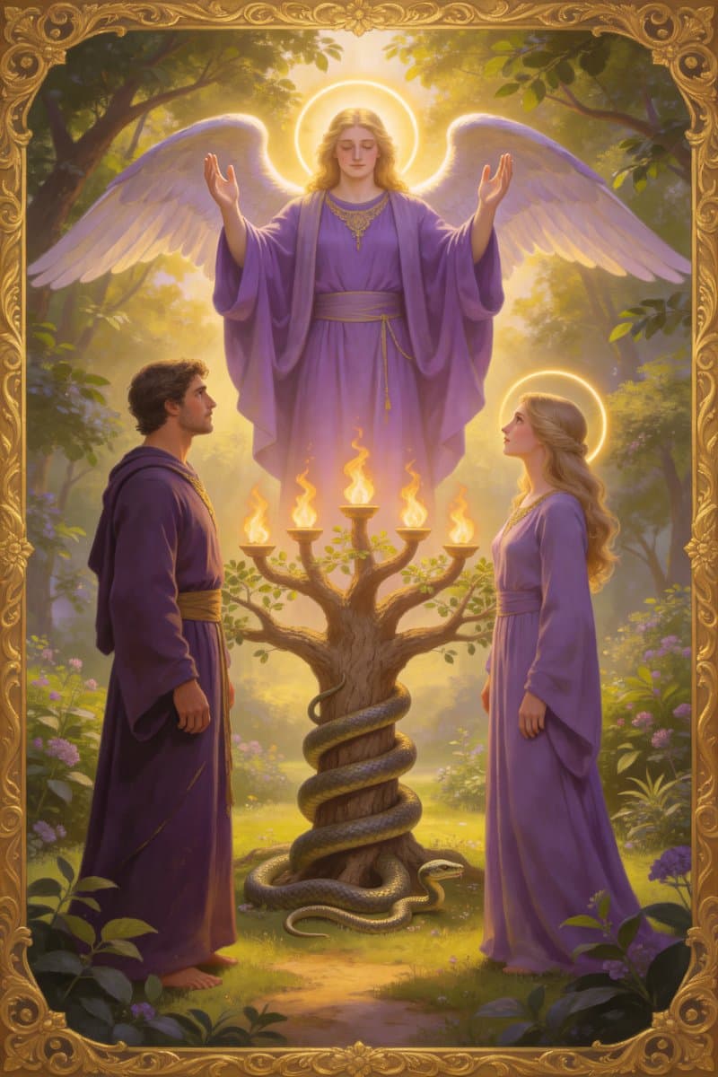 The Lovers tarot card