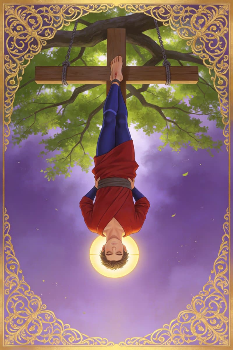 The Hanged Man tarot card