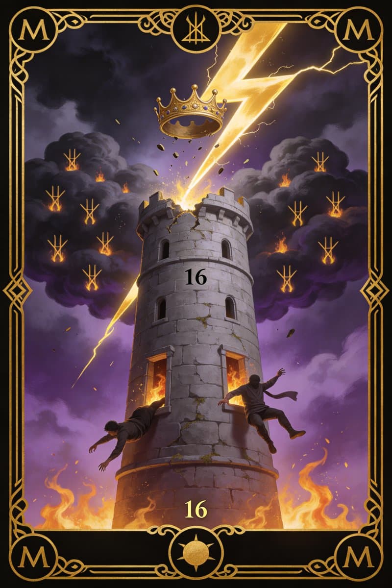 The Tower tarot card